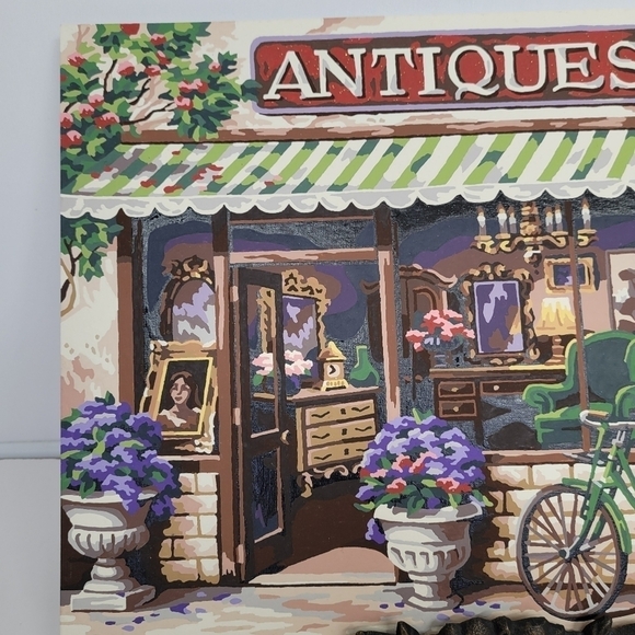 Antiques Shop Advanced Paint By Numbers 14 by 11 Finished Acrylic Painting Retro - Picture 3 of 17